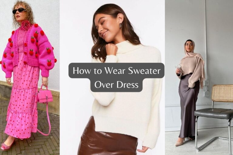 How to Wear Sweater Over Dress