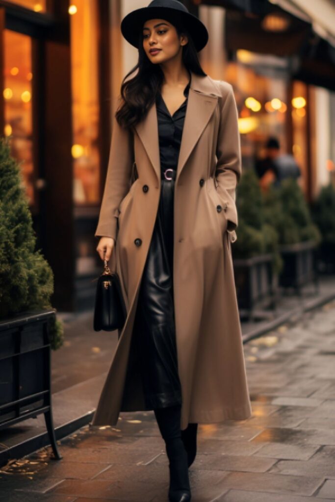 Slip Dress + Overcoat