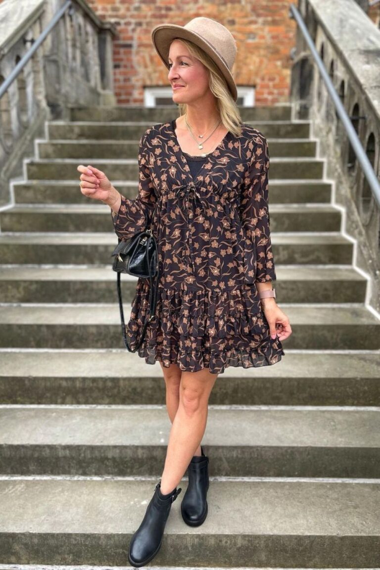 chelsea boots with dresses