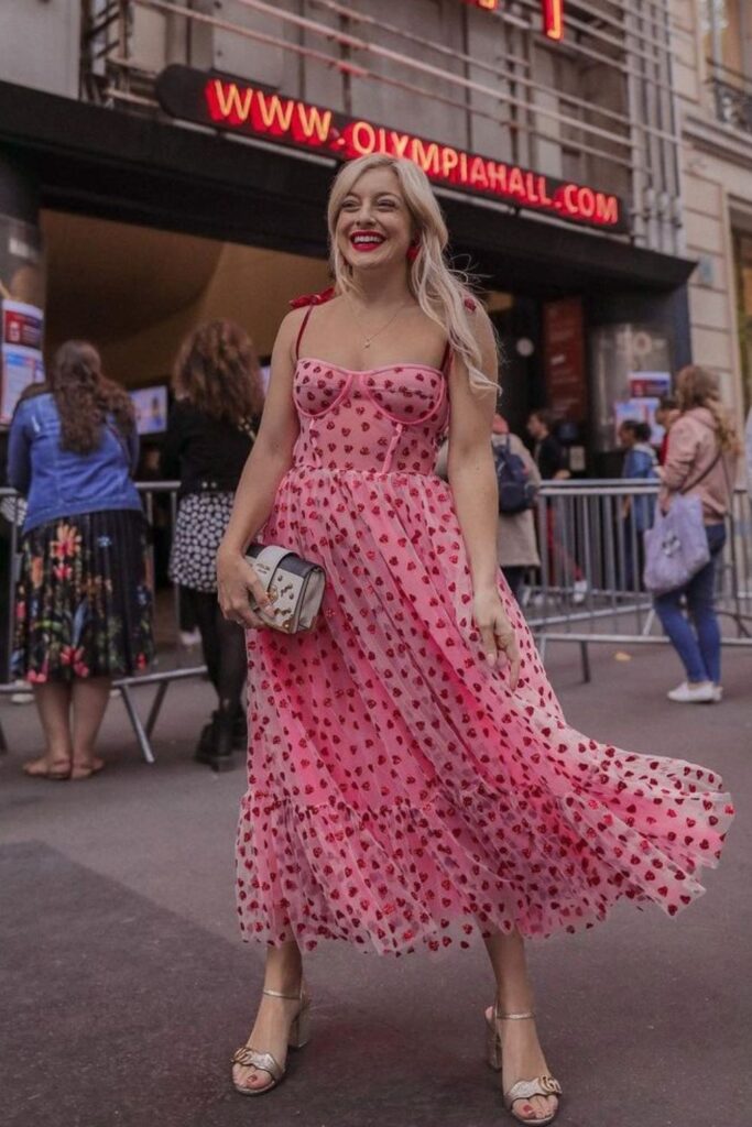 Breezy Polka Dot Sundress and Straw Hat