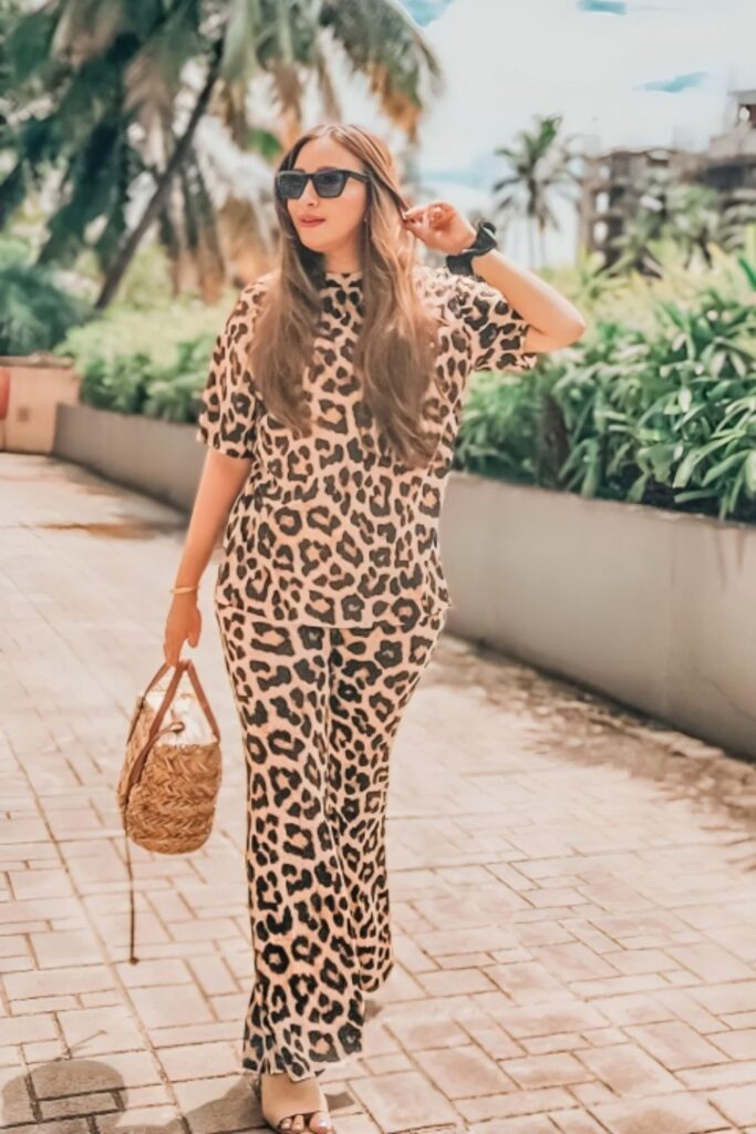 Jumpsuit in Animal Print