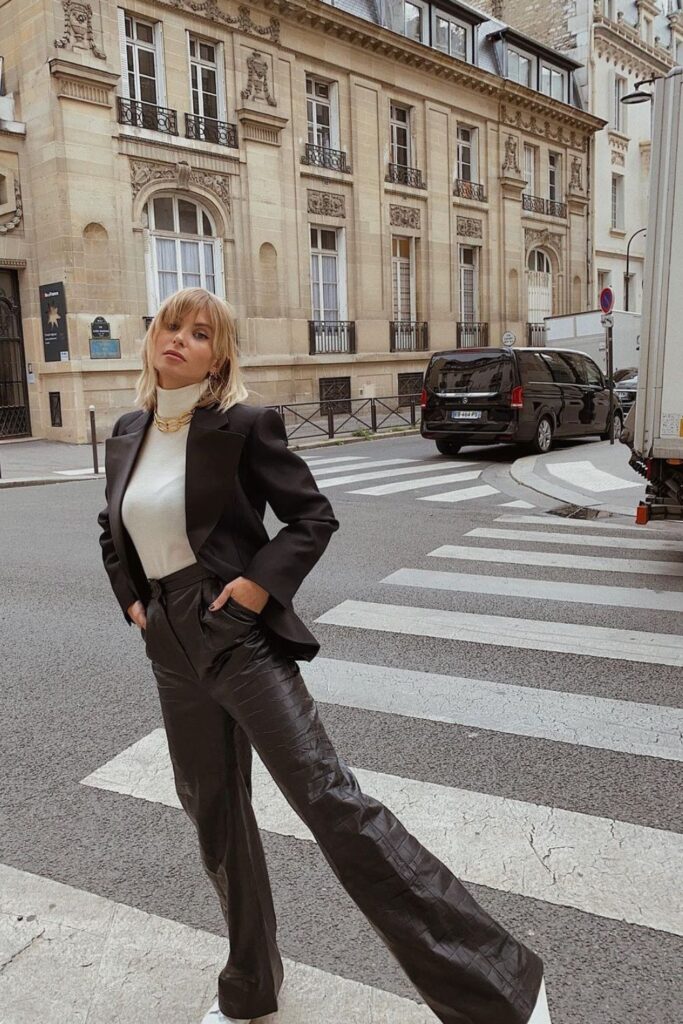 Black Blazer and Trousers for Confident Chic