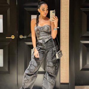 Matching Draped Denim For Those Moody Vibes