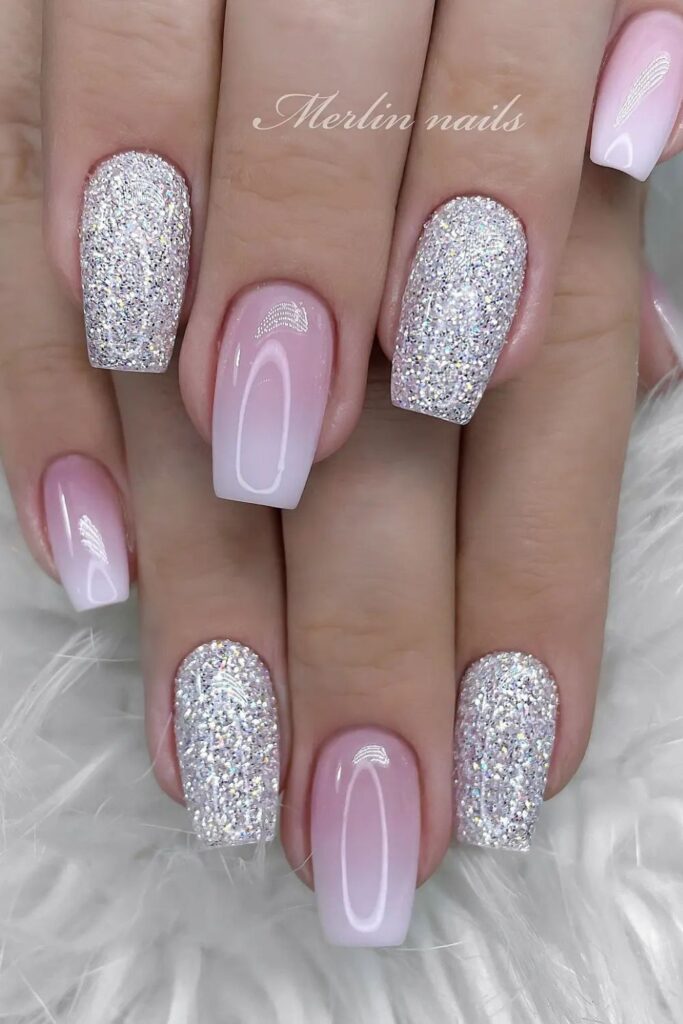 Glitter Tip Nails