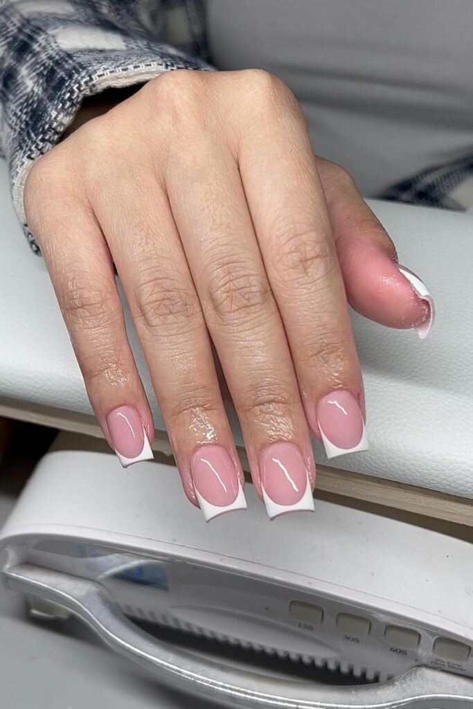 Modern French Nails