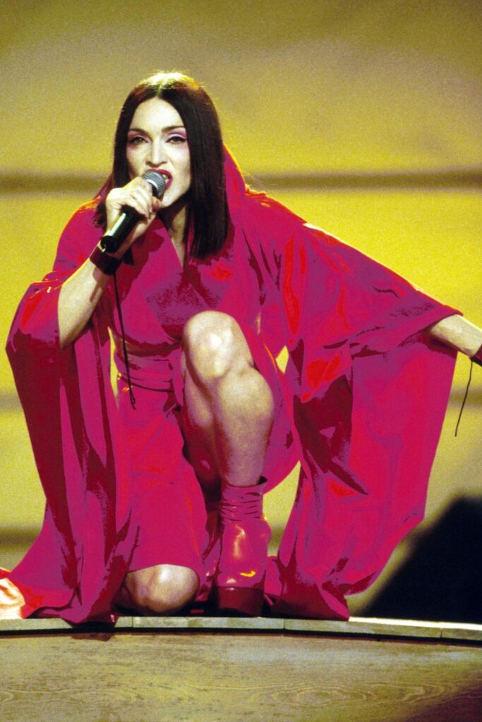 Scarlet Kimono on the Red Carpet