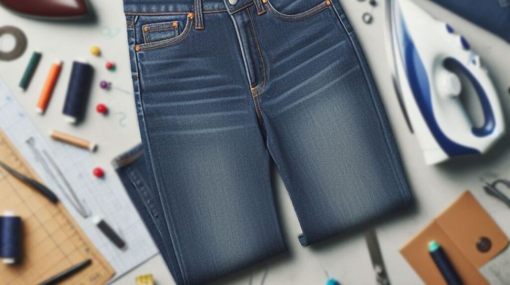 Make High Rise Jeans Low Rise - What You'll Need