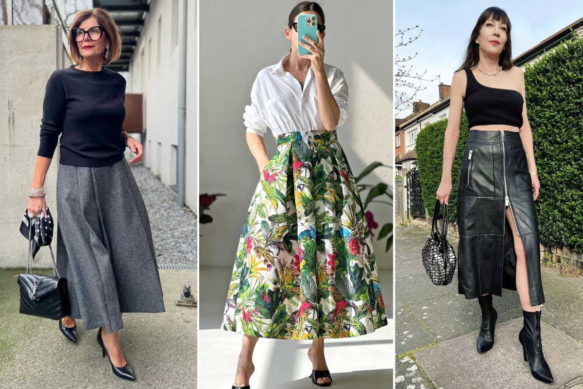 Midi Skirt Outfits