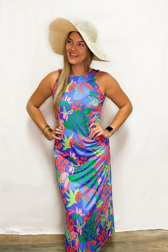 Tropical Maxi Dress