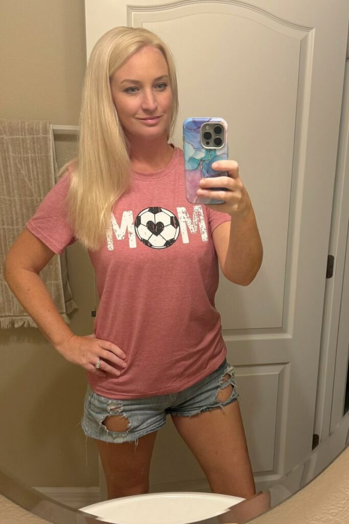 Classic Soccer Mom Tee and Shorts