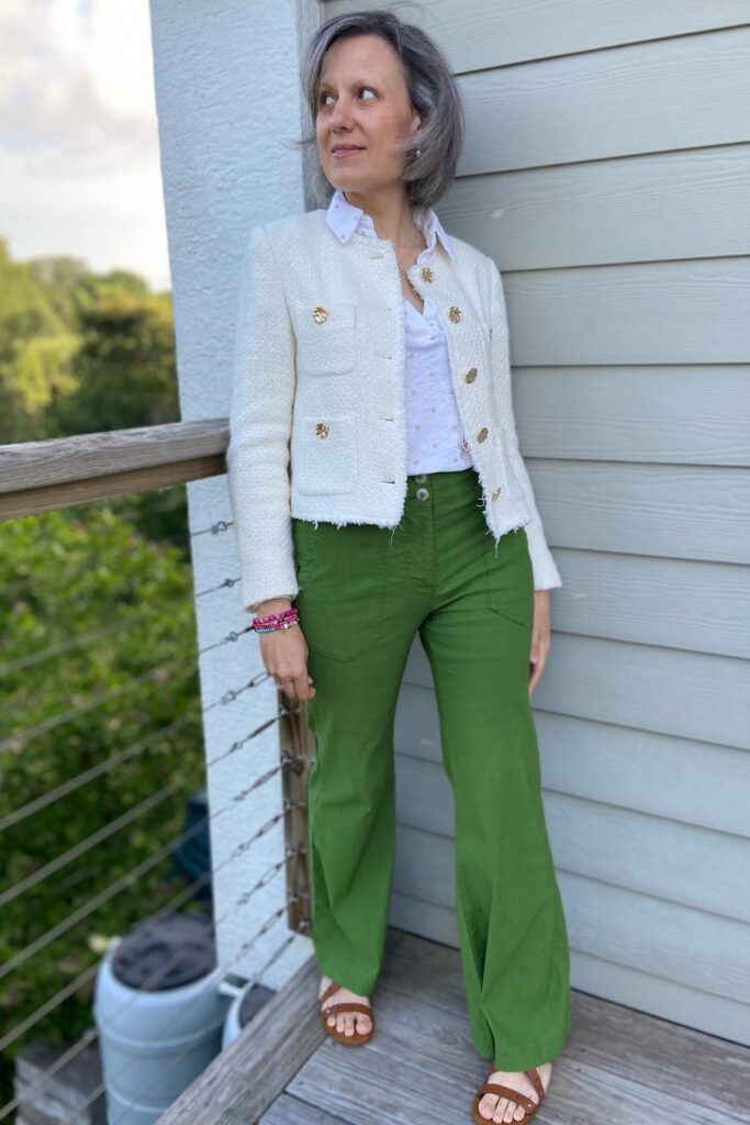 Tweed and Green: Unexpected Elegance