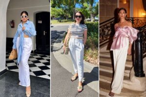 white pants outfits