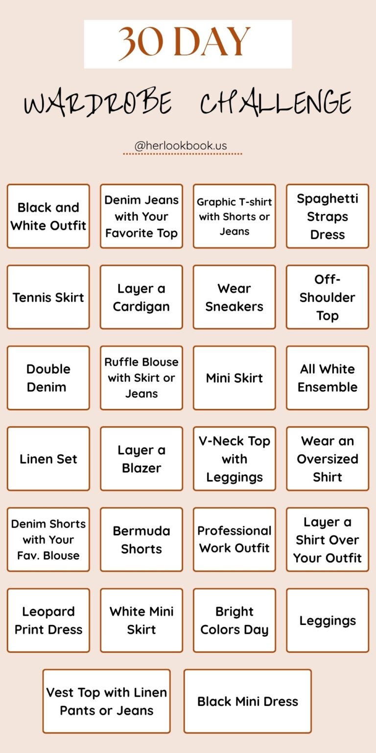 30-Day Wardrobe Challenge