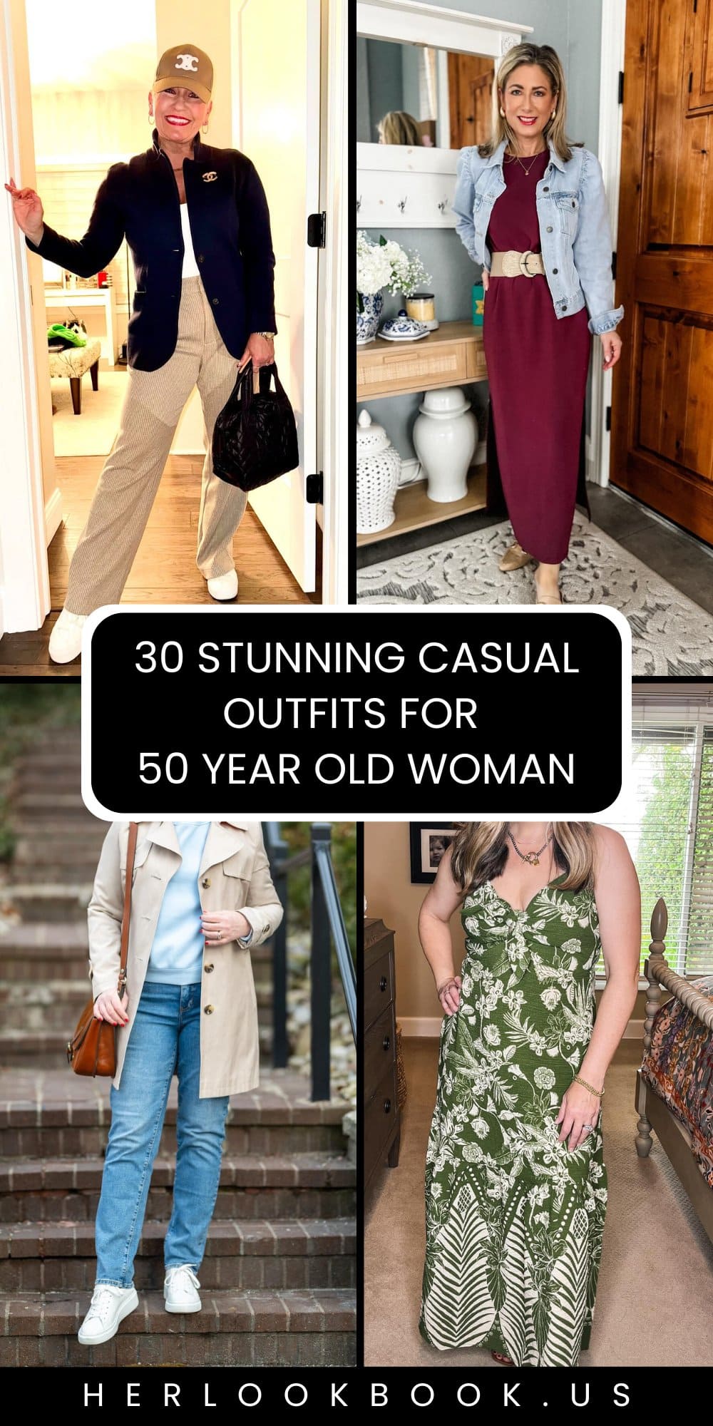 30 Stunning Casual Outfits for 50 Year Old Woman