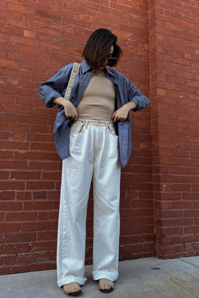 Petite Women tips 14. Oversized Clothing