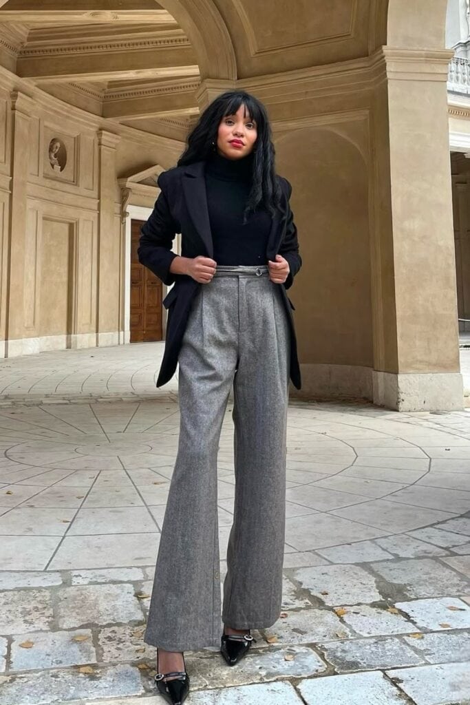 Petite Women tips 2. Monochromatic Outfits