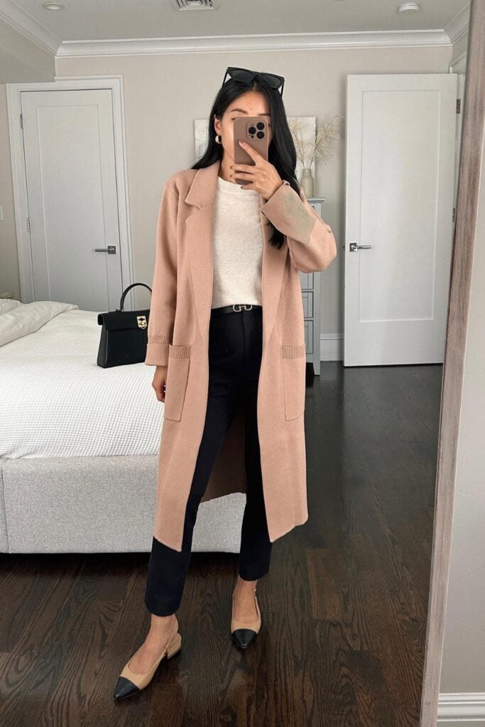 Petite Women tips 4. Long Cardigans