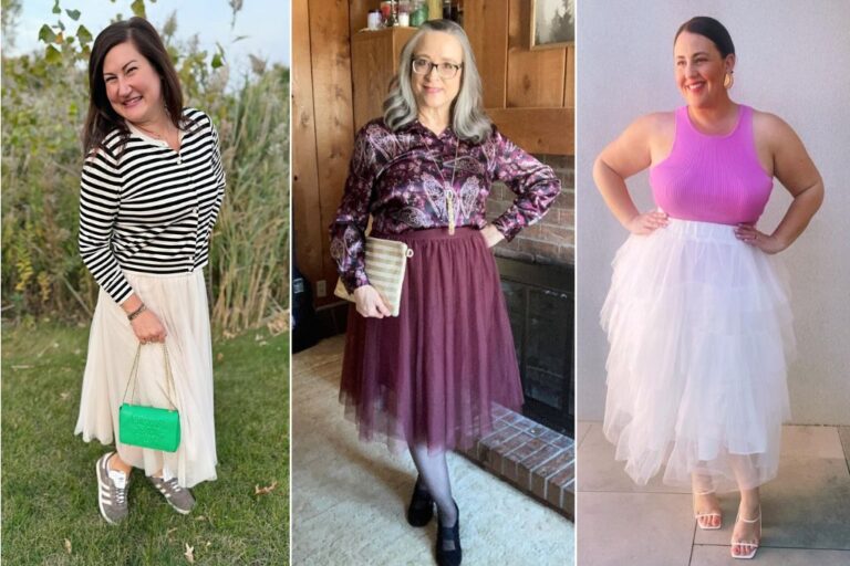 Plus Size Tulle Skirt Outfits