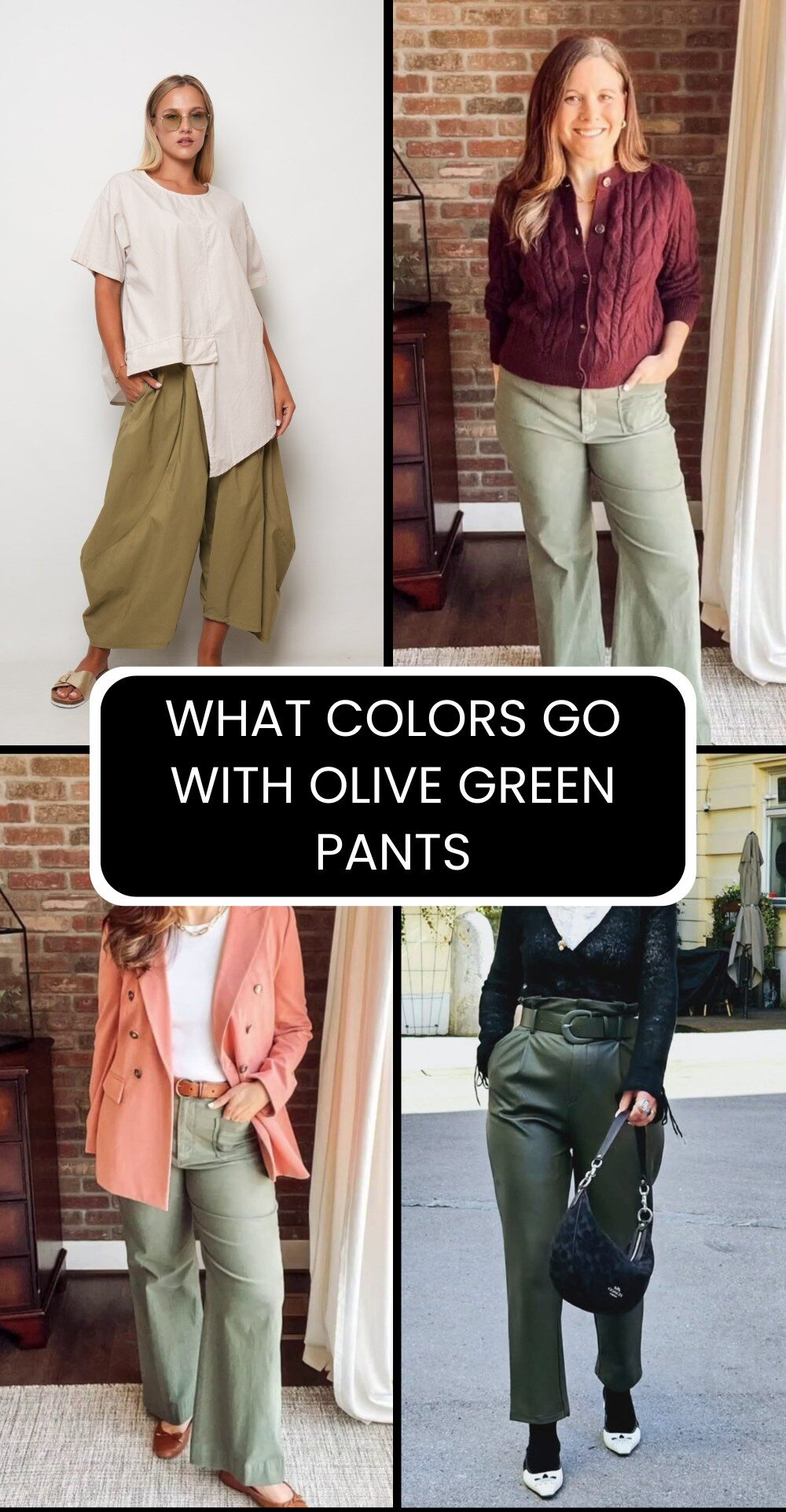 What Colors Go With Olive Green Pants