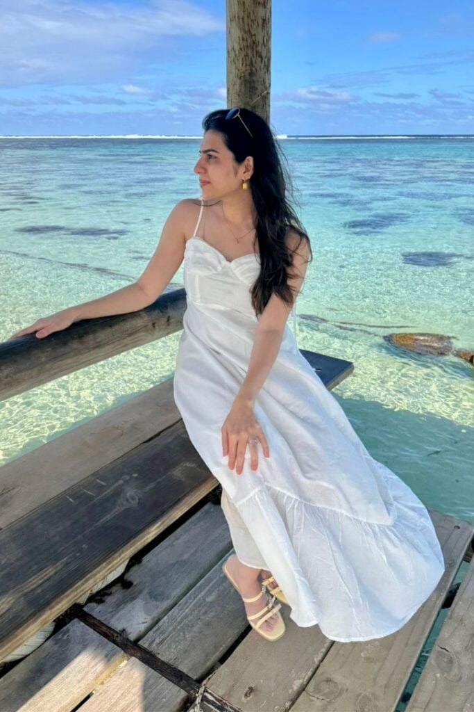 White Spaghetti Strap Maxi Dress