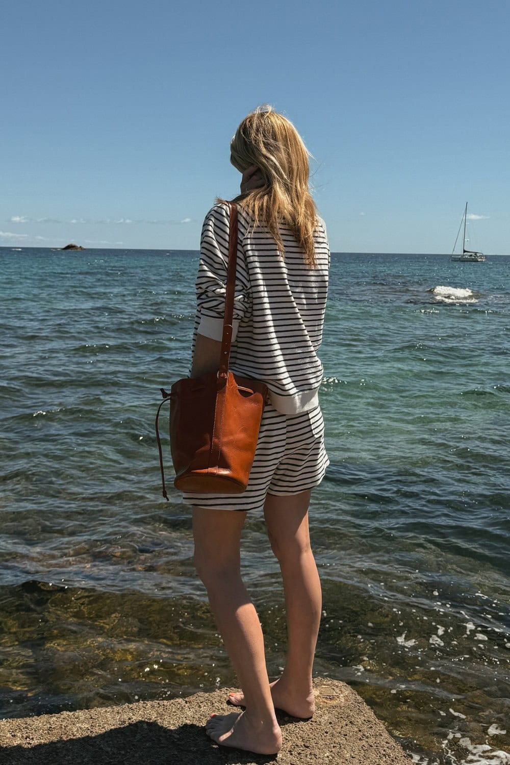 Striped Shirt Dress