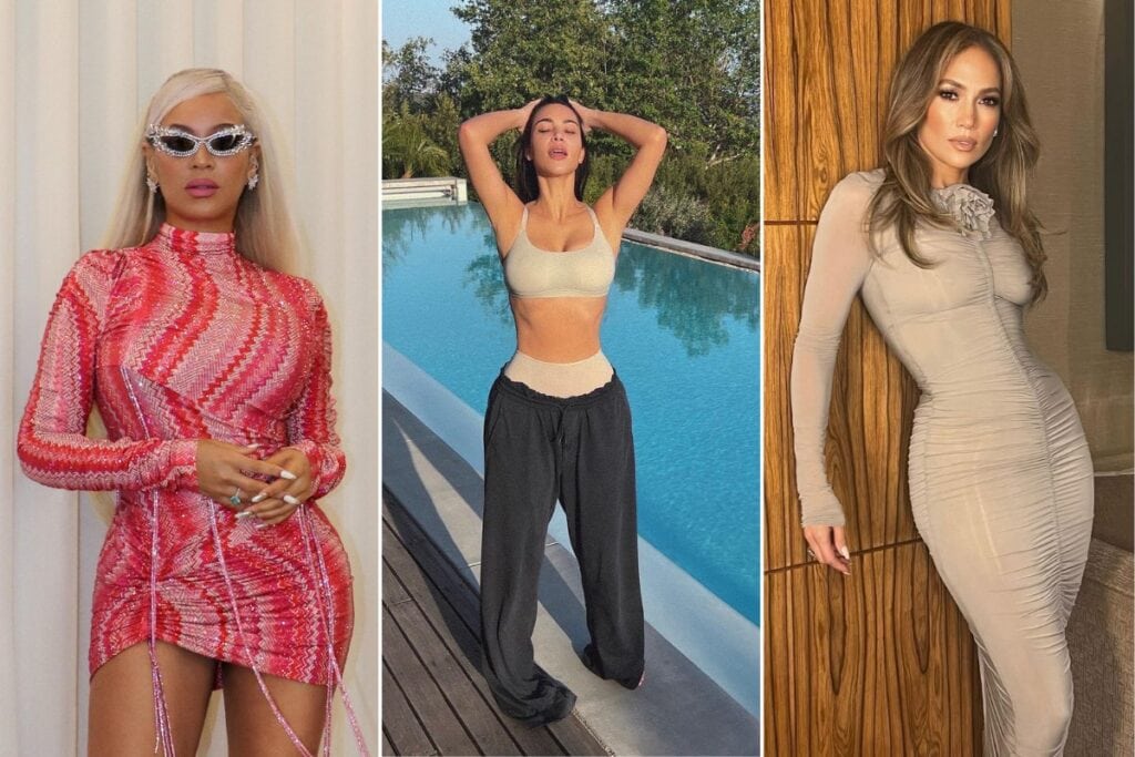 celebrities with pear body shape
