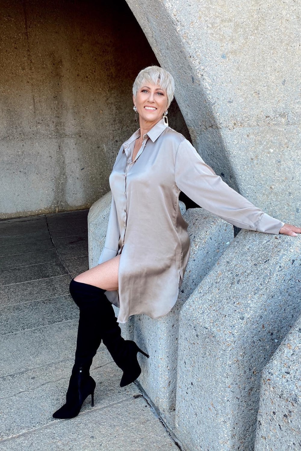 Button-Up Shirt Dress