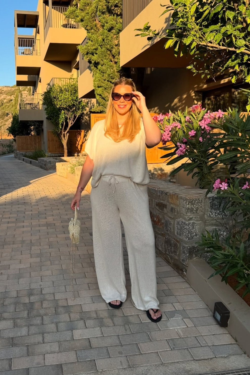 Cream Loungewear Set