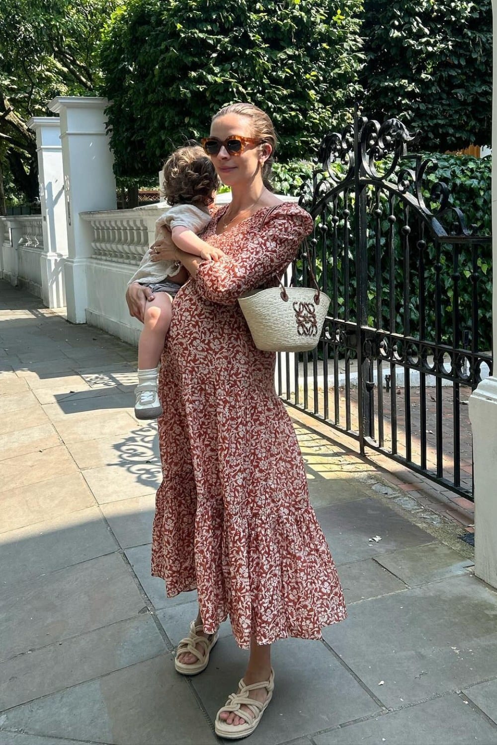 Floral Print Maxi Dress