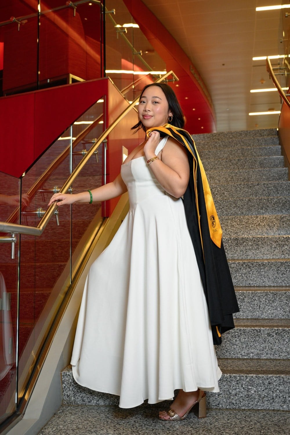 White Square Neck Maxi Dress