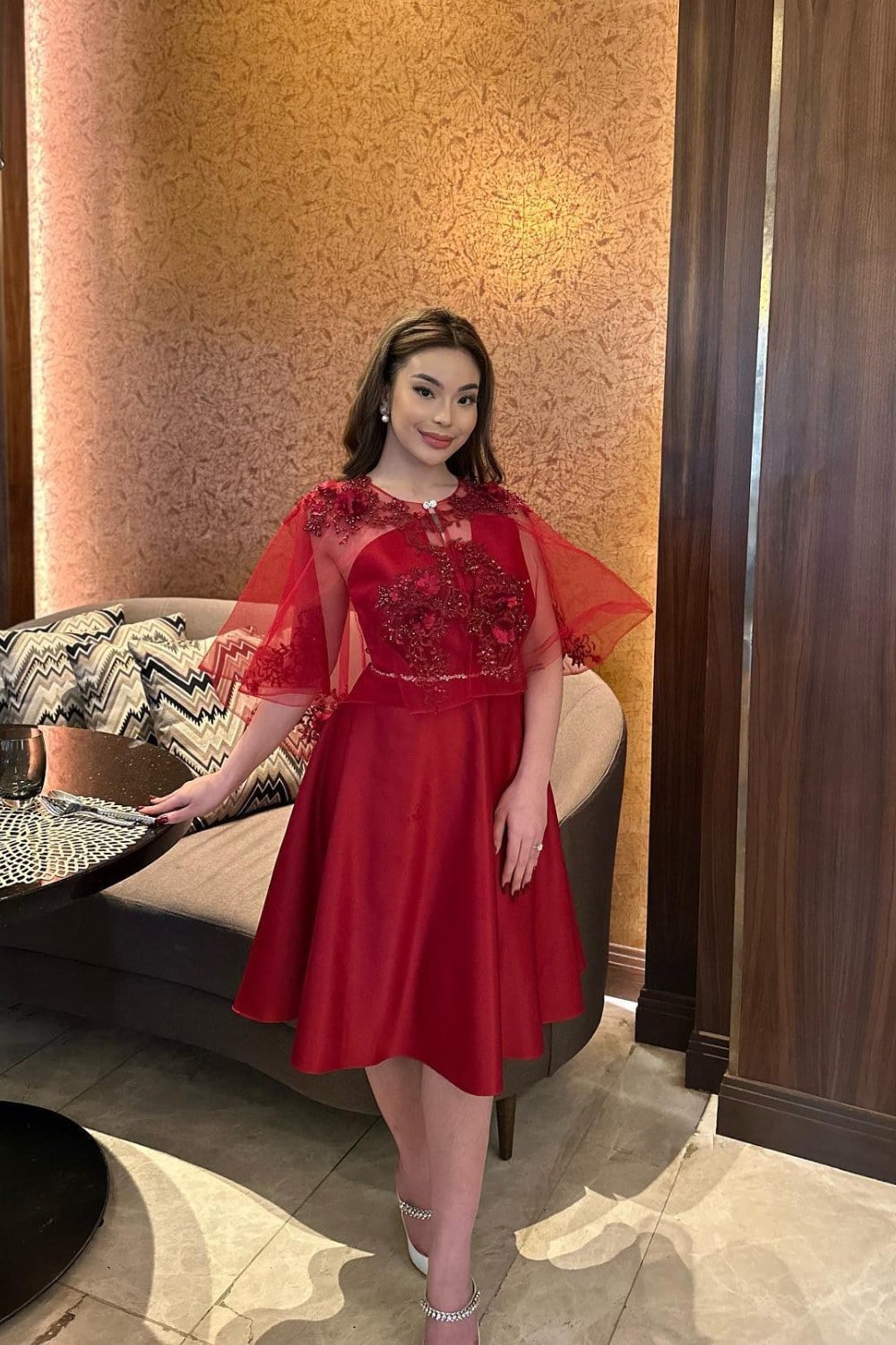 Red Midi Dress