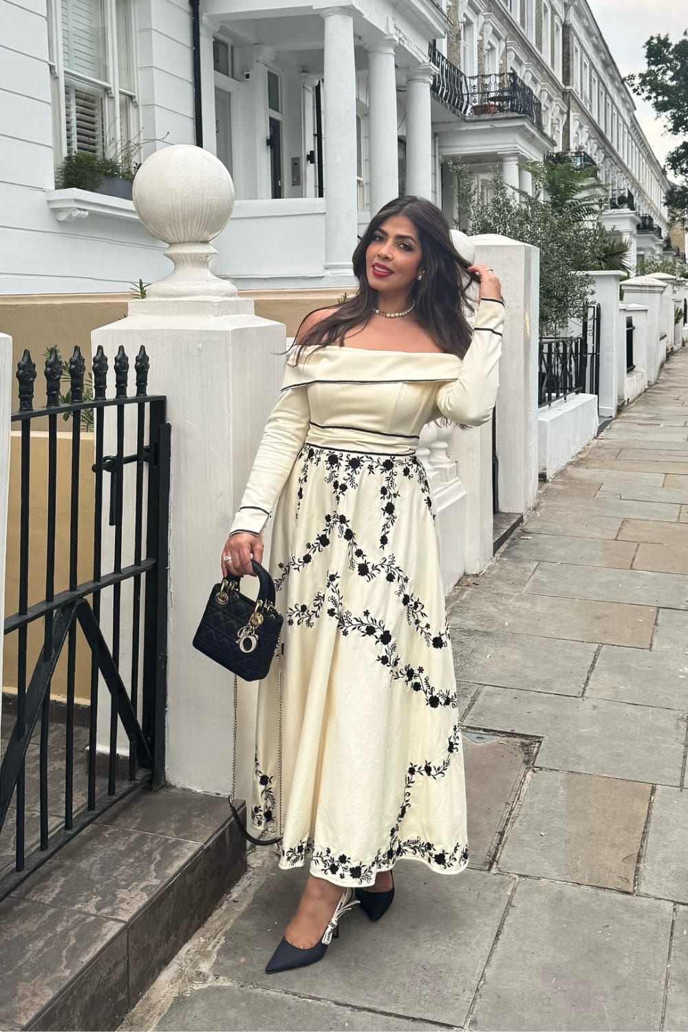 Off-Shoulder Maxi Dress