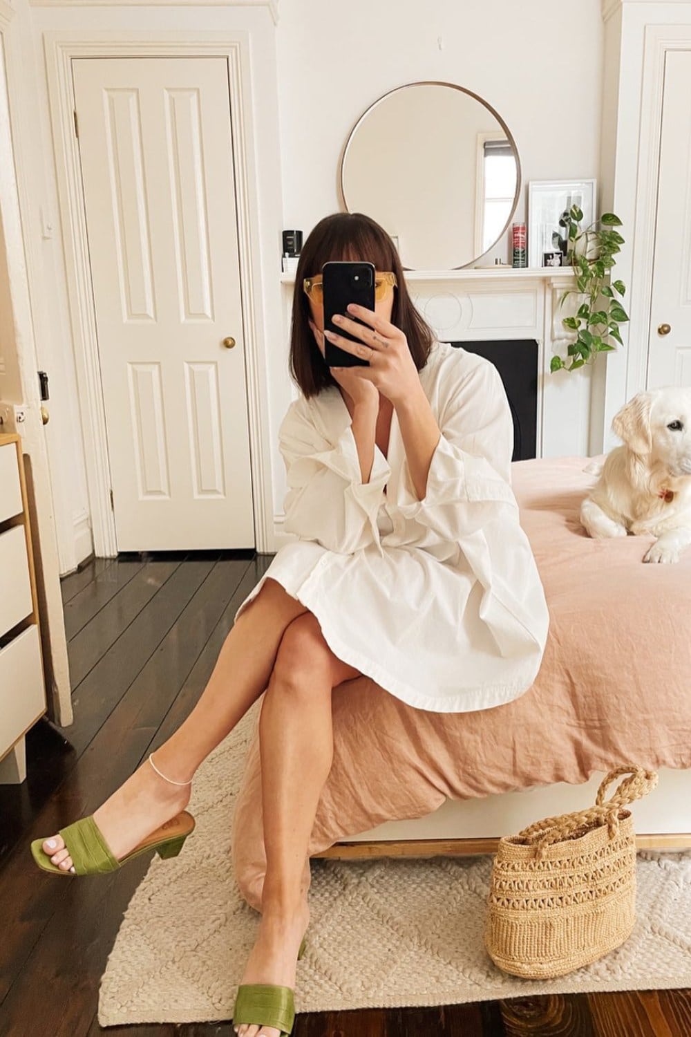 Oversized Shirt Dress