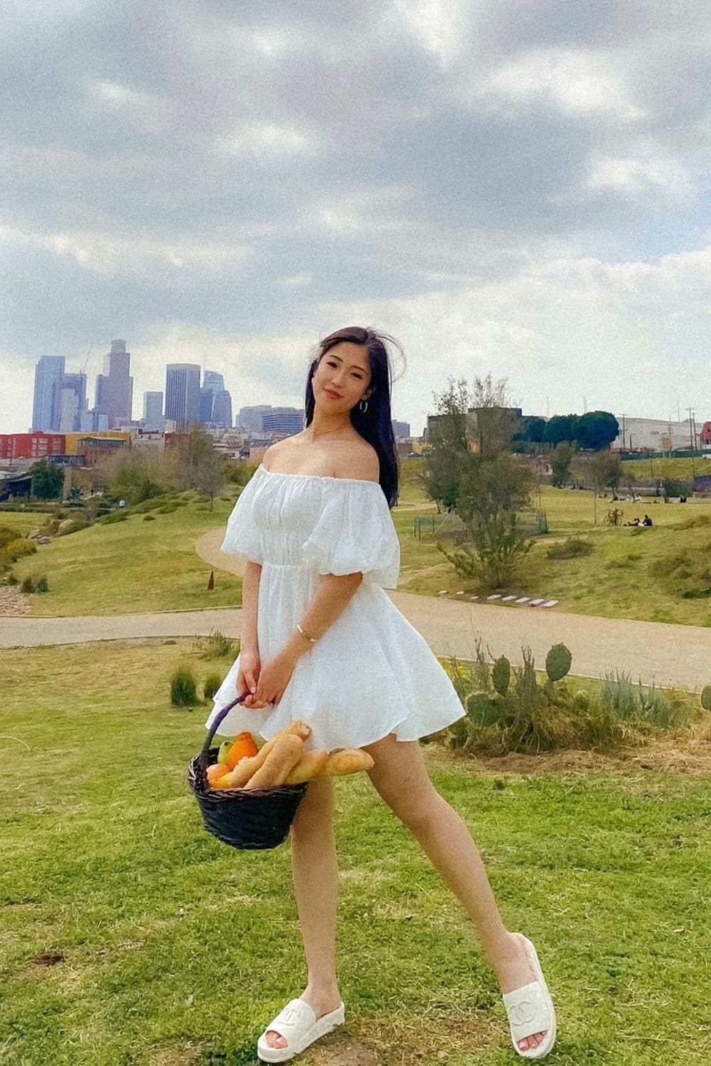 White Off-Shoulder Dress