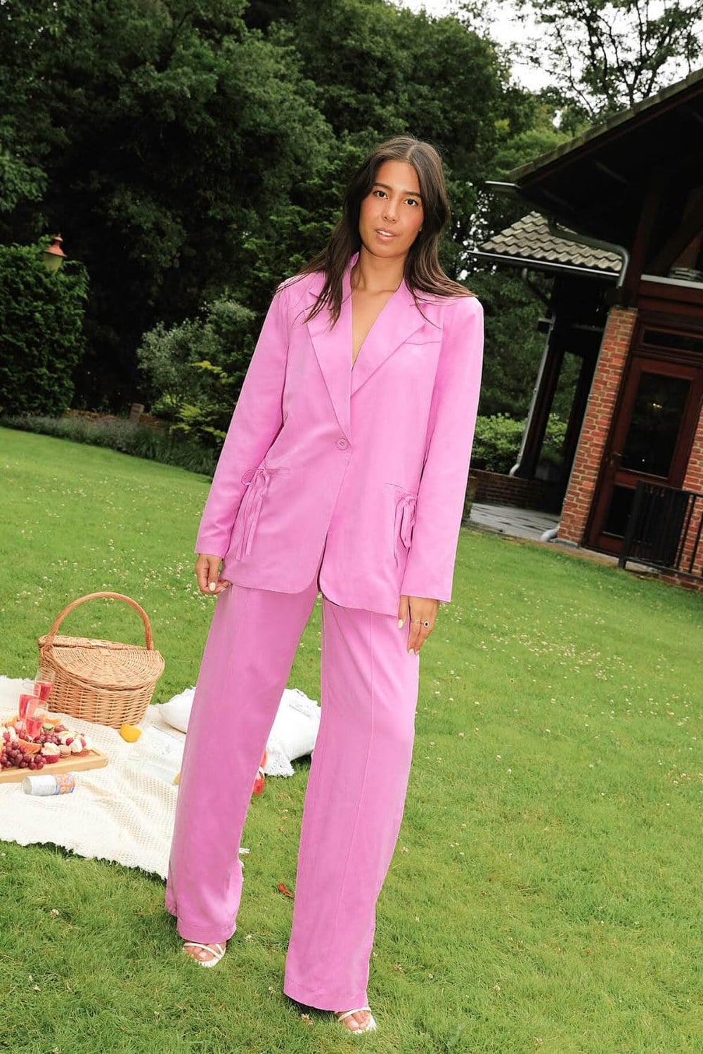 Oversized Blazer and Wide-Leg Trousers