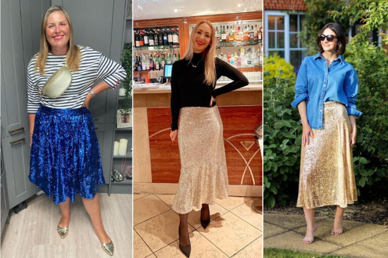 Sequin Skirt Outfits (1)