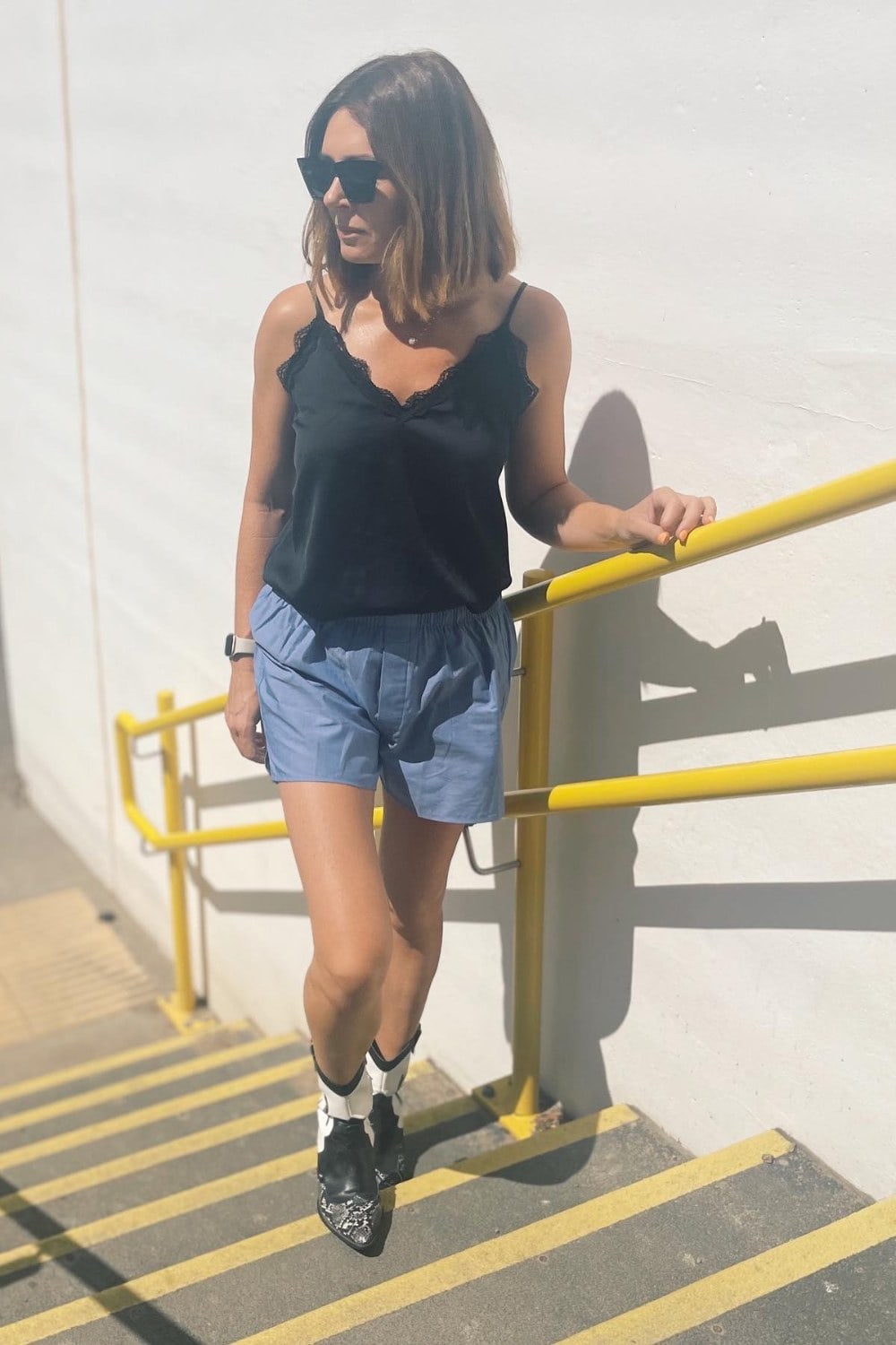 Camisole Top and Boxer Shorts