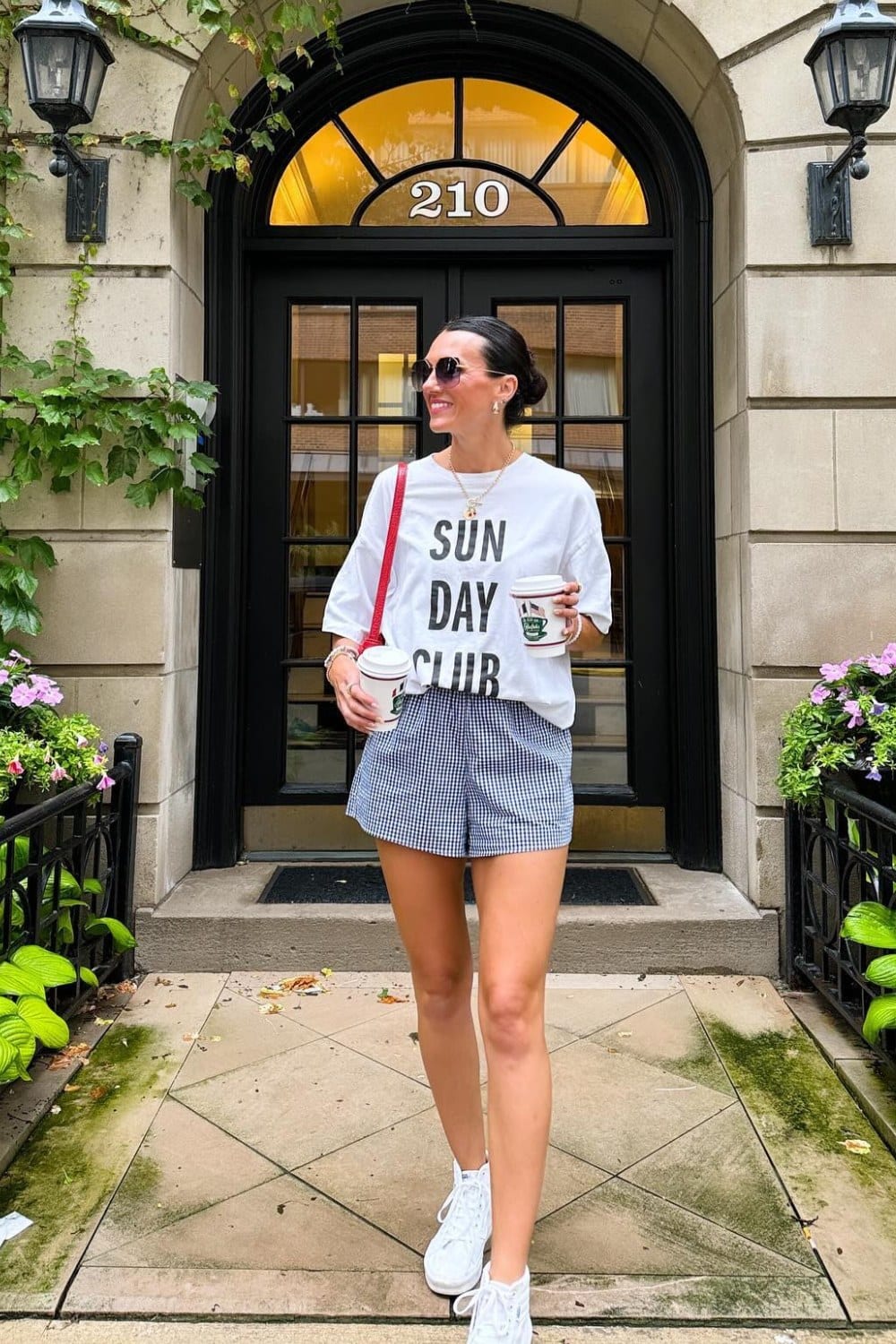 Graphic T-Shirt and Sneakers