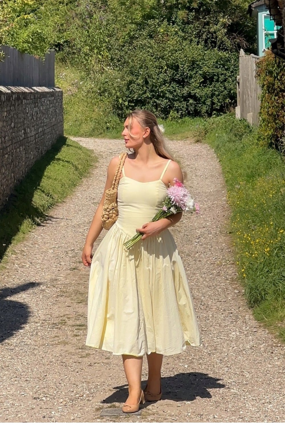 Pale Yellow Sundress