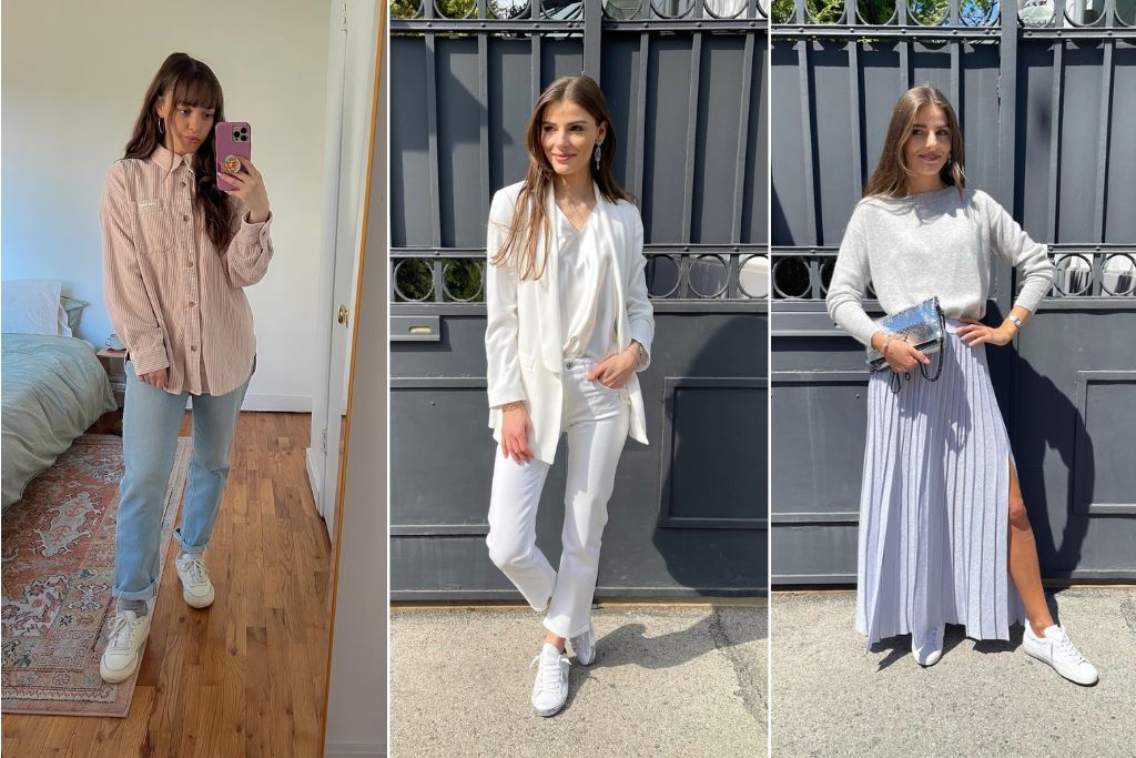 White Sneaker Outfits