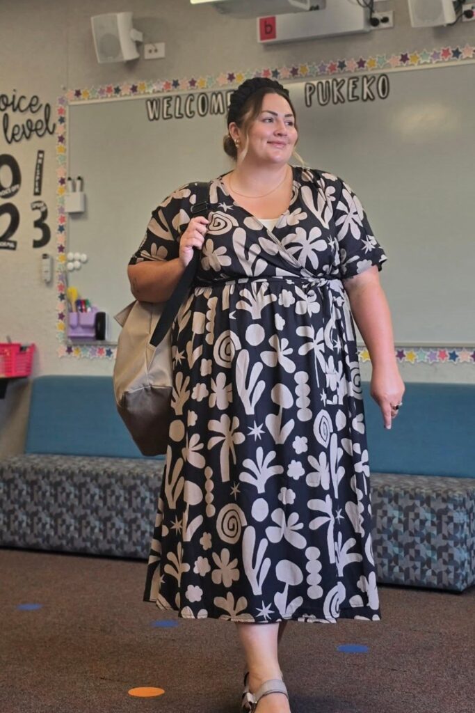 Black Floral Print Maxi Dress