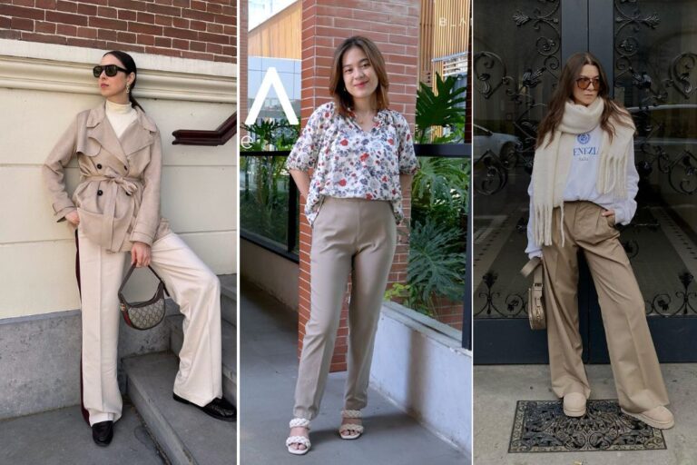 Beige Pants Outfit Ideas