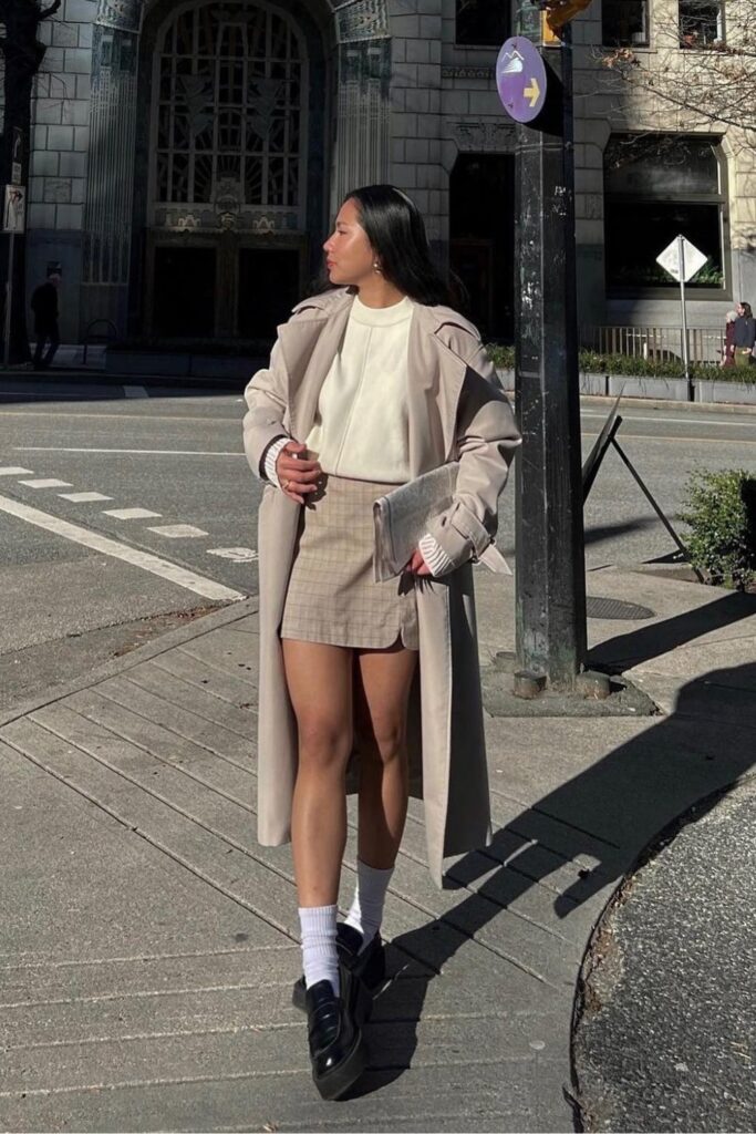 Trench and Platform Loafers