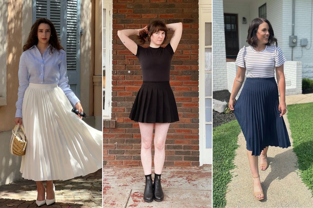 Pleated Skirt Outfits
