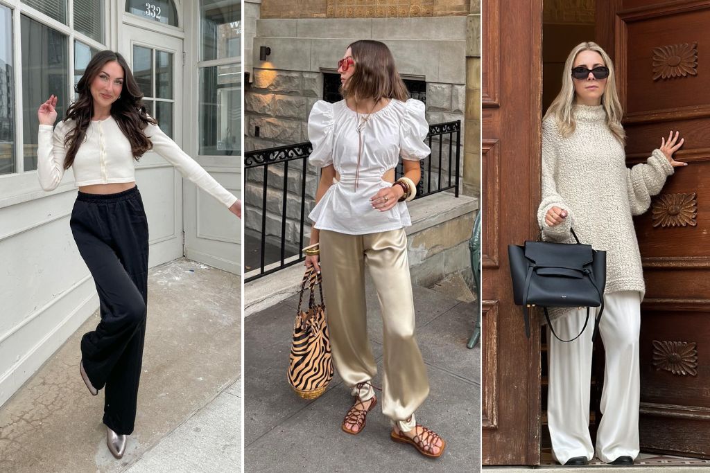 Silk Pants Outfits