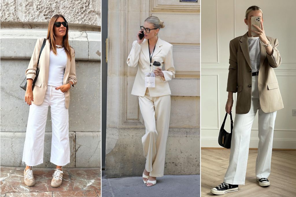 Beige Blazer Outfits