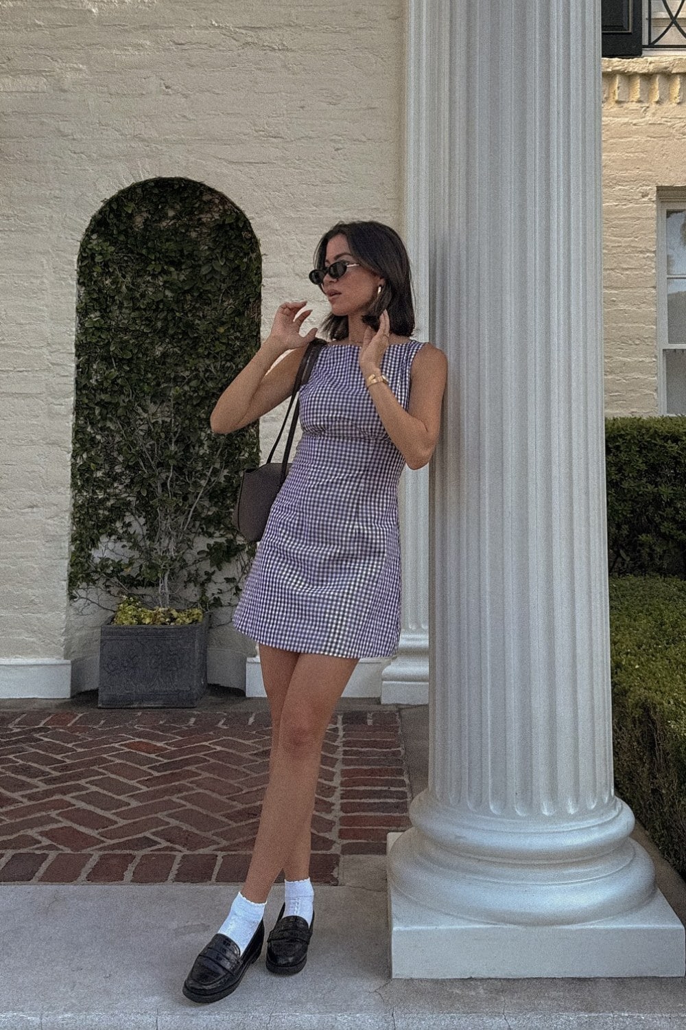 Gingham Mini Dress
