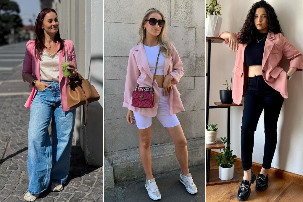 Pink Blazer Outfit Ideas