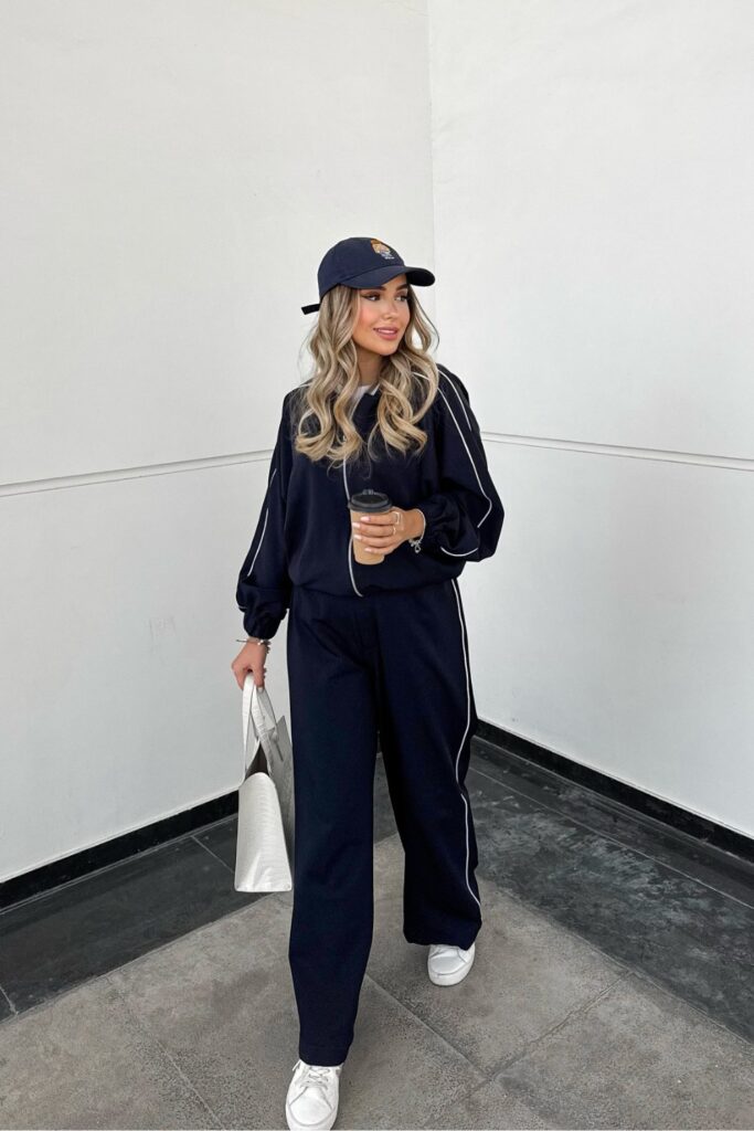 Navy Tracksuit Set