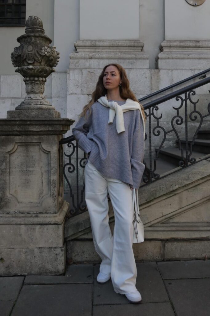 Light Gray Knit Sweater